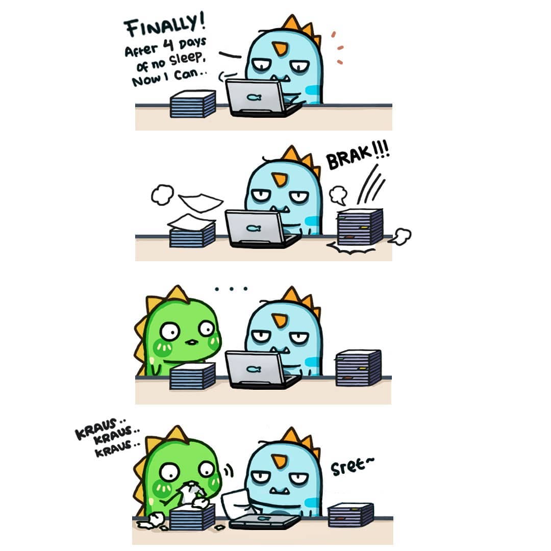 Seems like Koro already lost his mind~