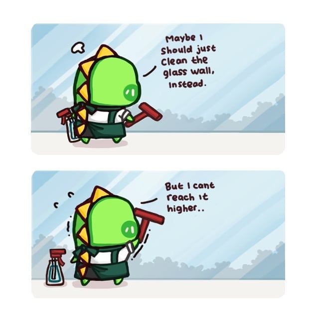 Sometimes it was hard to be shorty.. 😄