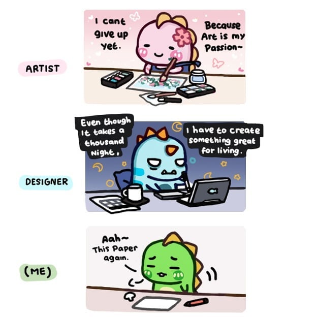 I couldn't lie that sometimes it was really hard for me to be...